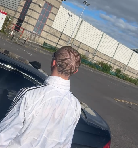 Creative hair design by Ruben Hand