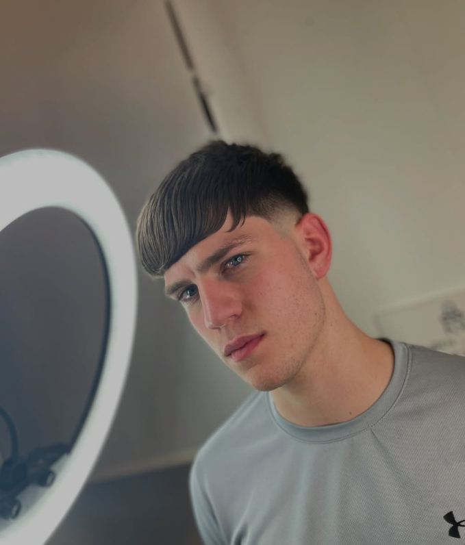 Modern fade haircut by Ruben Hand